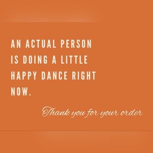 5.5" X 4.25" Thank You for Your Order Inserts